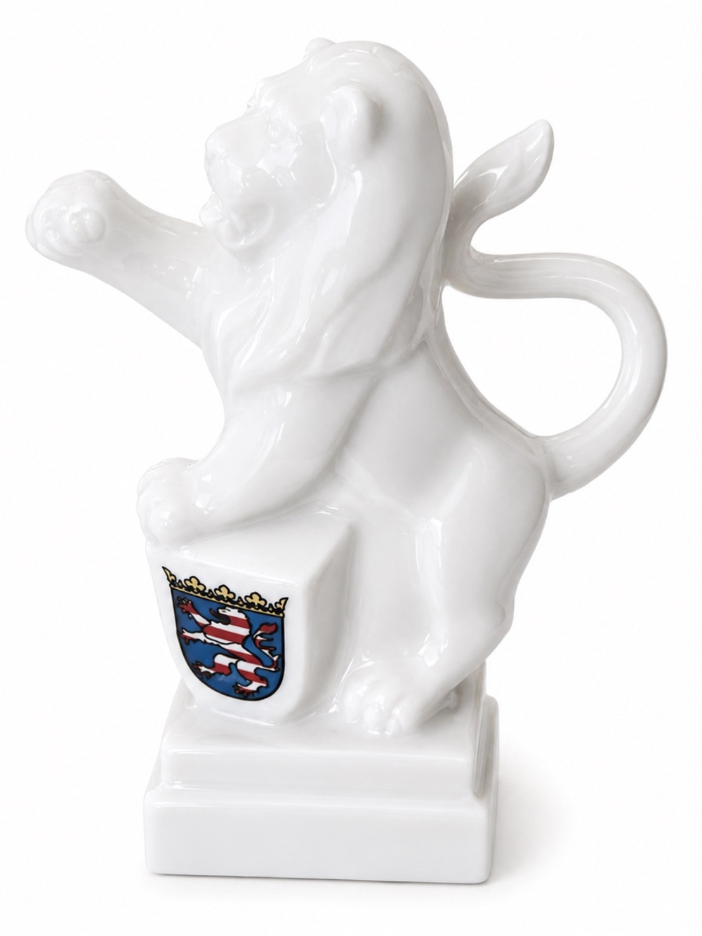 Höchst Vintage German Porcelain Lion